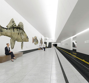 Рыбы и купола: как могут выглядеть две новые станции метро Москвы - «Статьи»