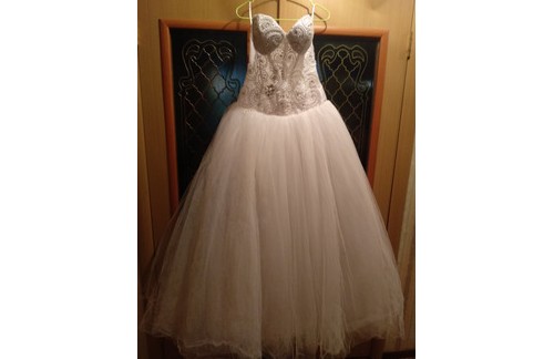 Свадебное платье с корсетом 42-46 размер Симферополь № 1989408 - «Личные вещи»