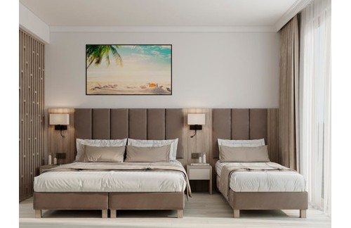 Бокс спринг с изголовьем. Ткани для обивки Box Springs подбираются под общий интерьер - «Мебель, интерьер»